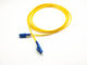 Short Boot  Fiber Optic Jumper Cables LC LC Single Mode Duplex G657A LSZH 3 Meters