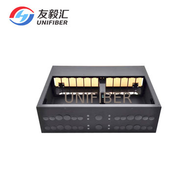 288 Port MPO/MTP Fiber Optic Patch Panel 3U 12x24 Fiber Cassettes LC OM3 OM4