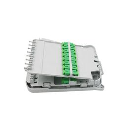 SC APC Adapters 12mm Cable 8/16 Ports Ftth Fiber Optic Terminal Box